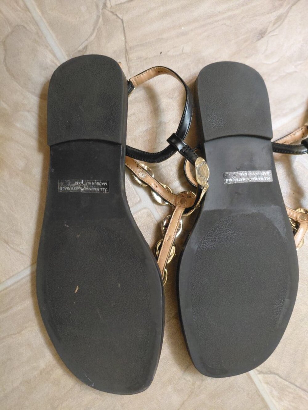 Sandals Black Gold - Picture 5 of 5